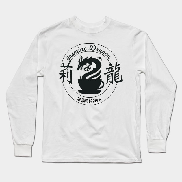 Jasmine Dragon Long Sleeve T-Shirt by BKSMAIL-Shop